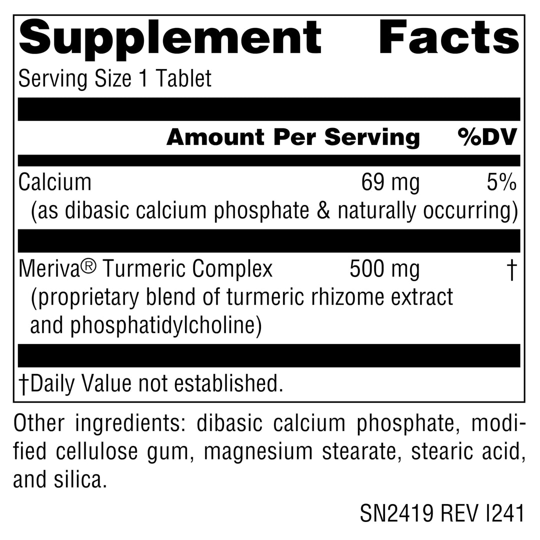 Source Naturals Turmeric with Meriva, for Healthy Inflammatory Response*, 500mg - 30 Tablets
