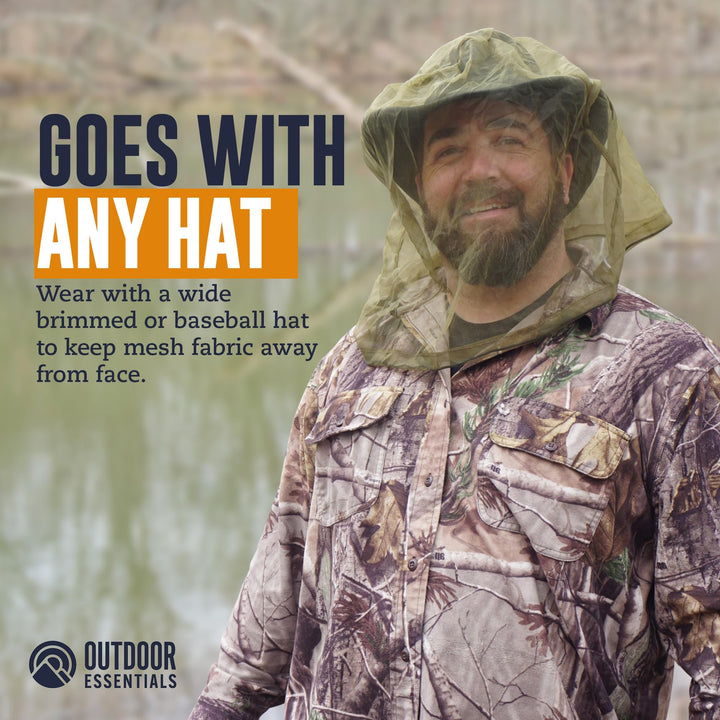 Mosquito Head Net - Bug Net for Head - Face Mosquito Ne