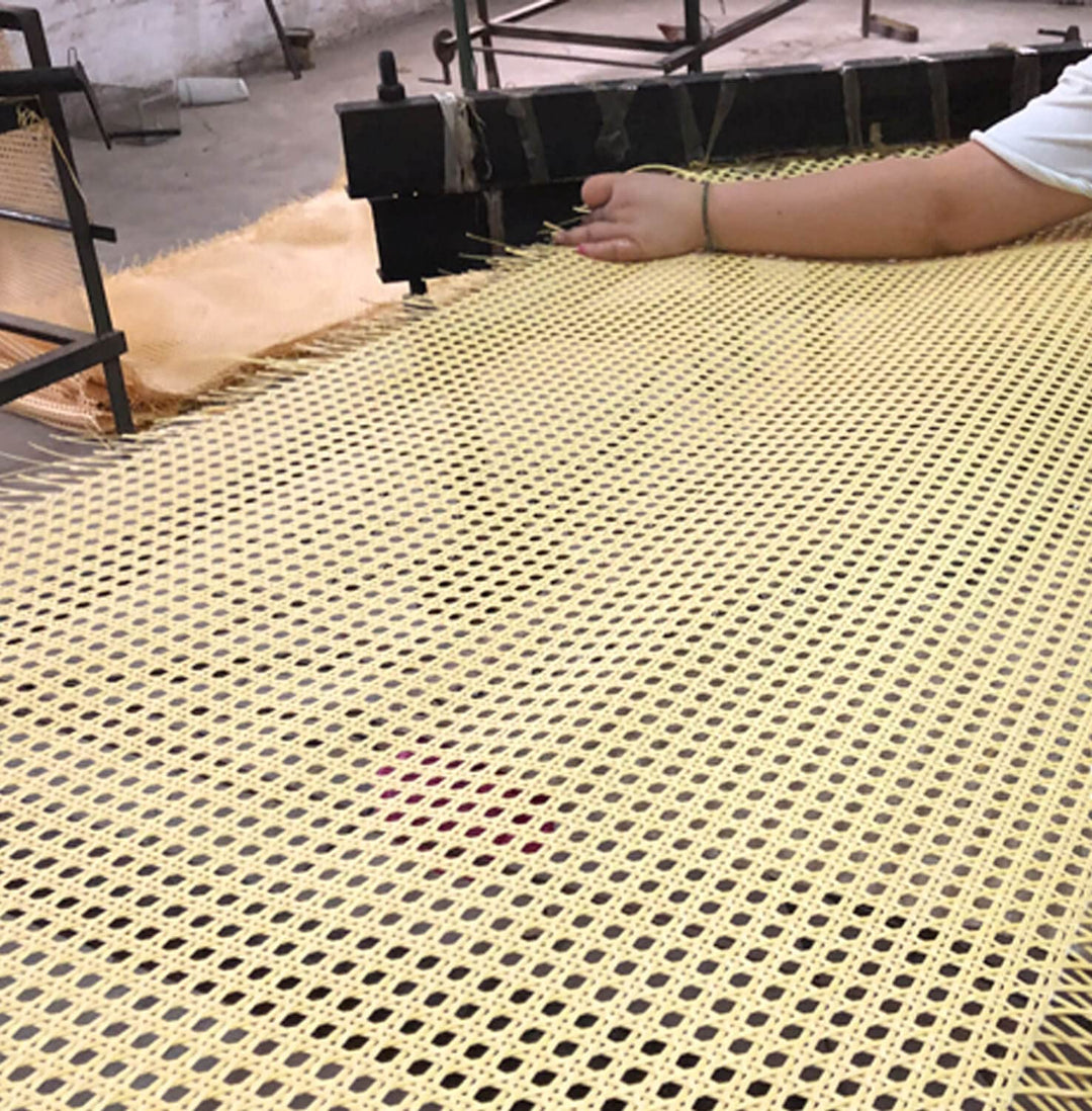 16 Wide Cane Webbing Roll - 10 FEET(16 X 120) Rattan Cane Webbing Roll Net Wicker for Cabinet, Chairs, Furniture, Tea Tray, Ceiling, Wardrobe Background Door