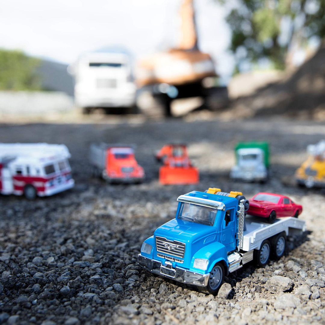 – Toy Tow Truck For Kids – City Vehicle Toy – Lights &amp; Sounds – Movable Parts – 3 Years + – Micro Tow Truck