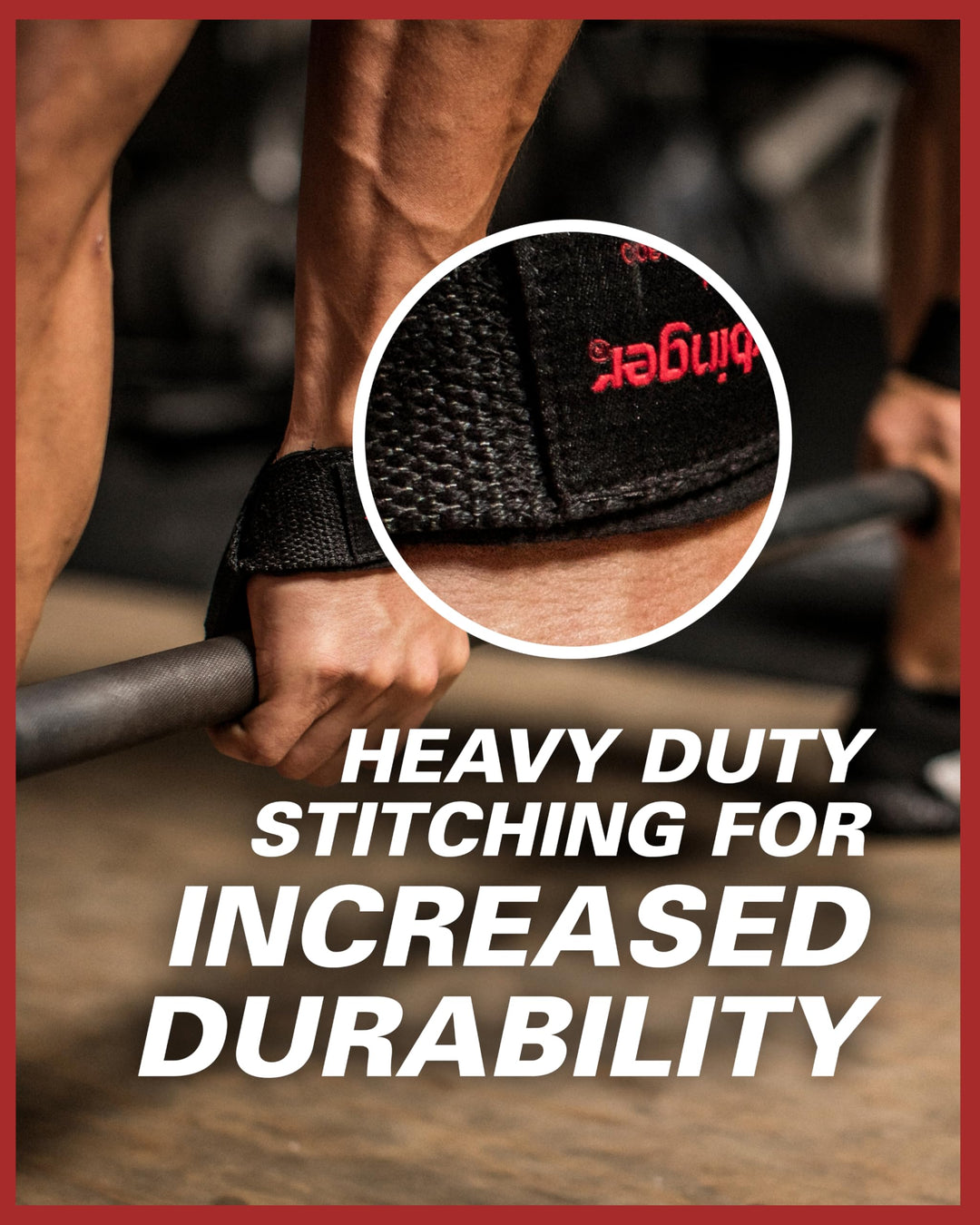 Padded Cotton Lift Straps, Black - Soft, Supportive Neotek Wrist Pads - 21.5 Length, 1.5 Width - Reinforced Edges &amp; Heavy-duty Stitching - Cushions Wrists for Lifting Support