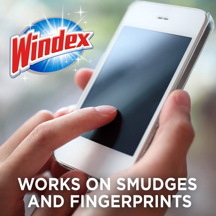 Windex Electronics Wipes, Pre-Moistened, Provides Strea
