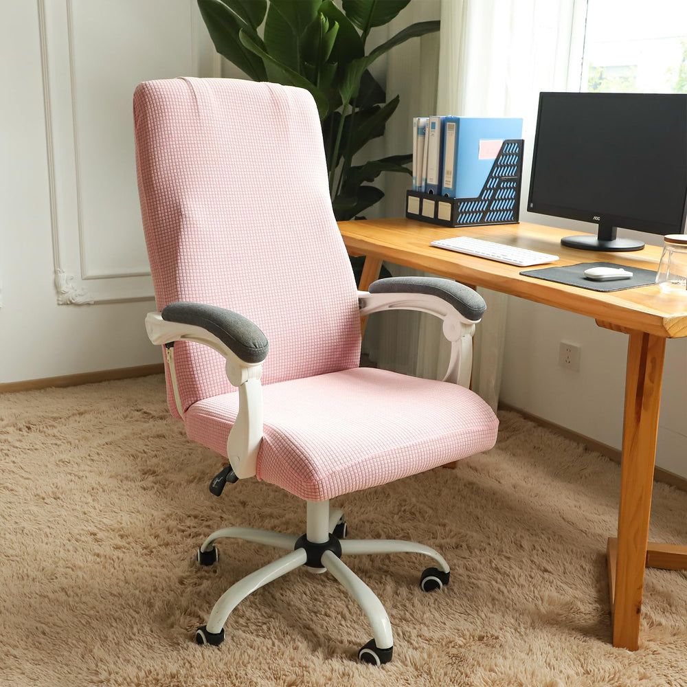 FORCHEER Office Chair Cover Water Resistant Pink Stretc