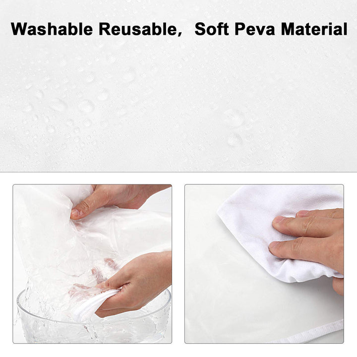 10Pack (24x11x2) Storage Travel shoulder covers for clothes Clothing dust Cover Dust Bags Cover dress bag Hanging Garment Bag US