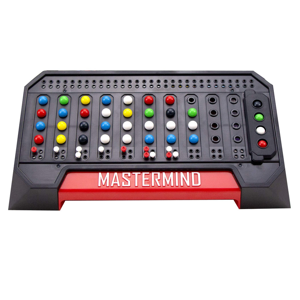 PRE-3018-06J Mastermind Strategy Game of Codemaker vs. Codebreaker, 5, Multi-colored