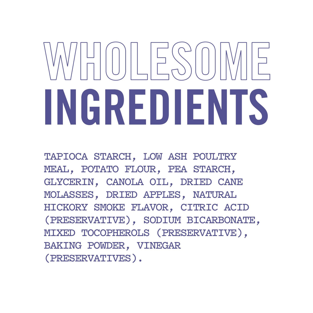 Soft Baked Grain Free Meaty Woofers, Chicken and Apple Flavor, Premium Treats for Dogs, Brown, 1.62 Pound (Pack of 1)