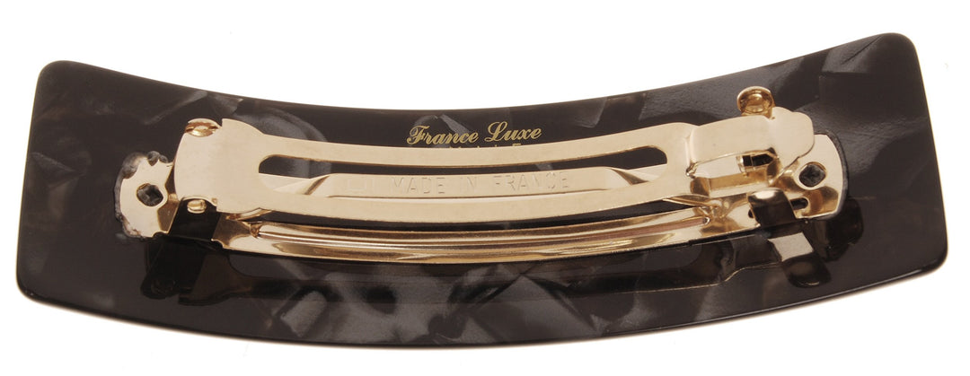 Nacro Black : Large Rectangle Barrette - Nacro Black