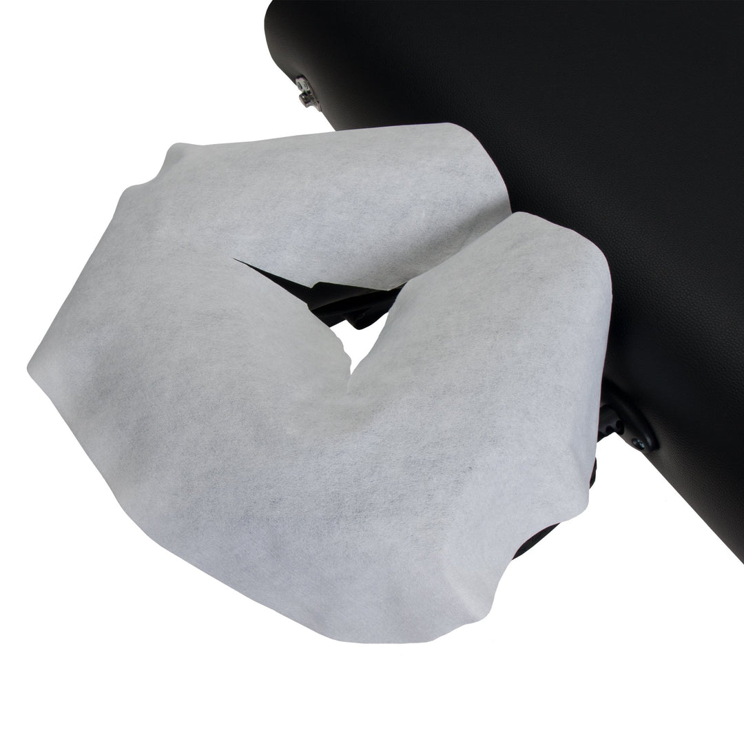 EARTHLITE Disposable Face Cradle Covers – Medical-Grade, Ultra Soft, Luxurious, Non-Sticking Massage Headrest Covers for Massage Tables & Massage Chairs