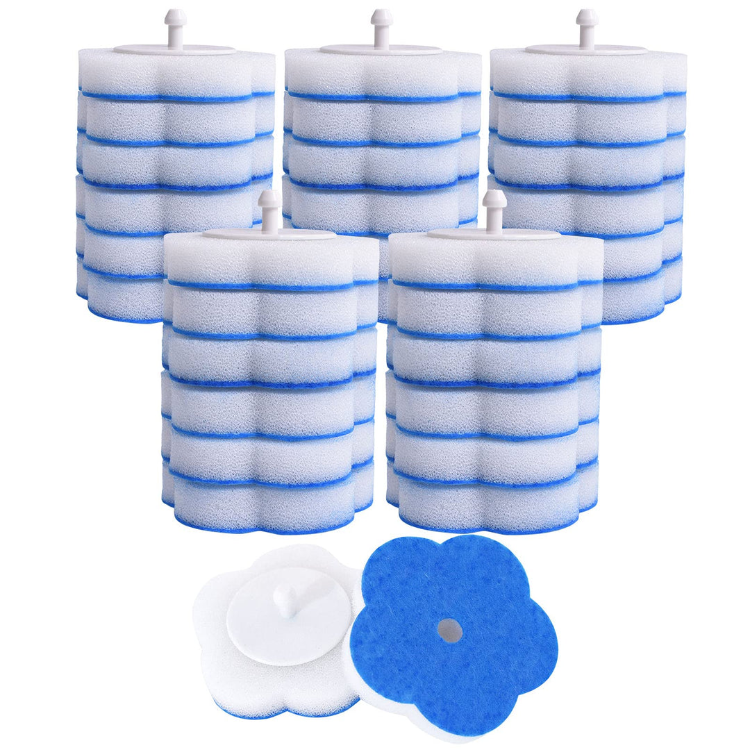 Special Brush Refills Toilet Bowl Wand Refills 32 Pcs Disposable Toilet Brush Cleaning Sponges HeadsNot Compatible with Other Wand