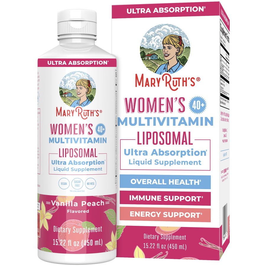 Multivitamin for Women 40+, Womens Multivitamin Liposomal, Immune Support Supplement, Energy Supplements & Sleep Aid, Vegan, Sugar Free, Non-GMO, 15.22 Fl Oz