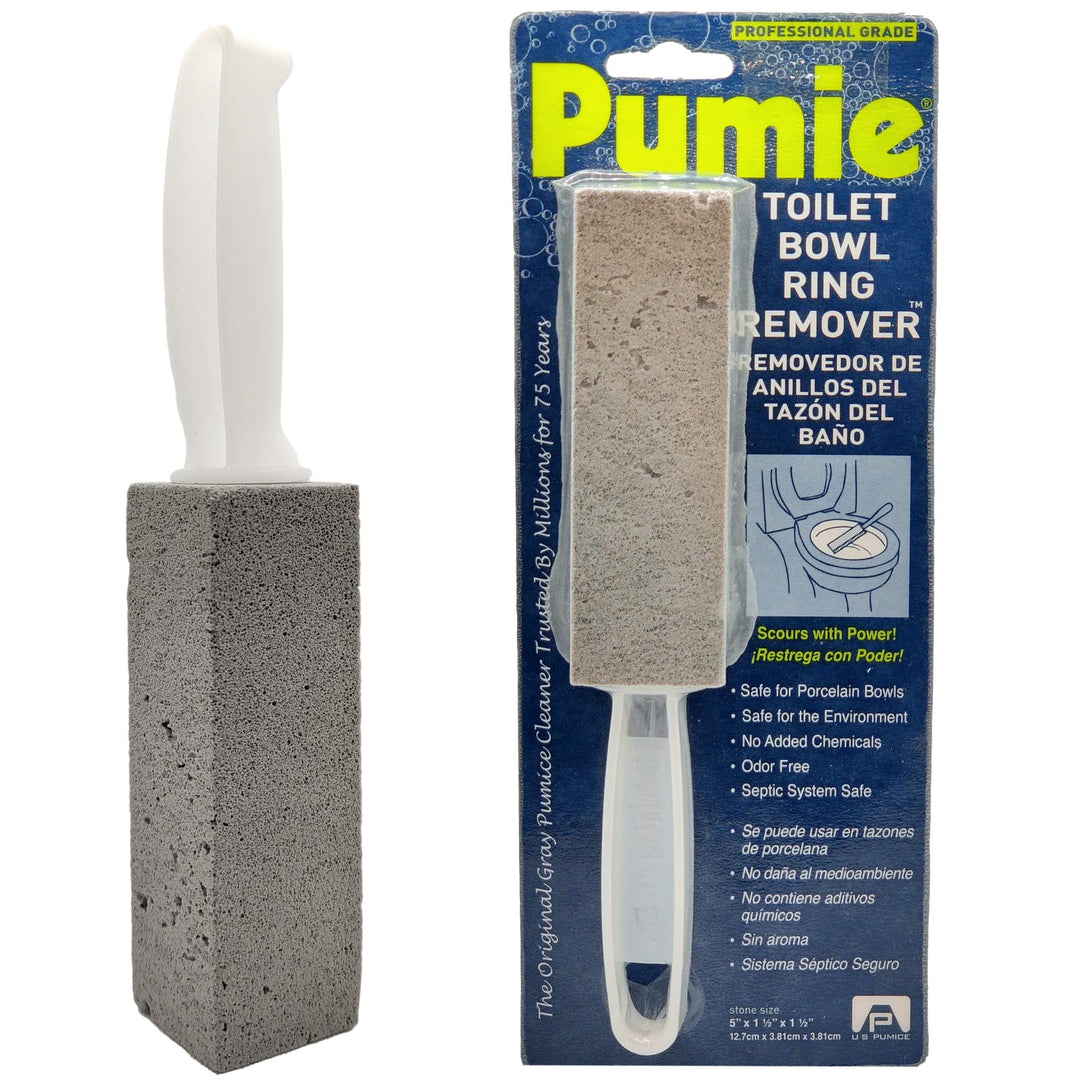 PUMIE Pumice Stone Toilet Bowl Ring Tough Stain Cleaner
