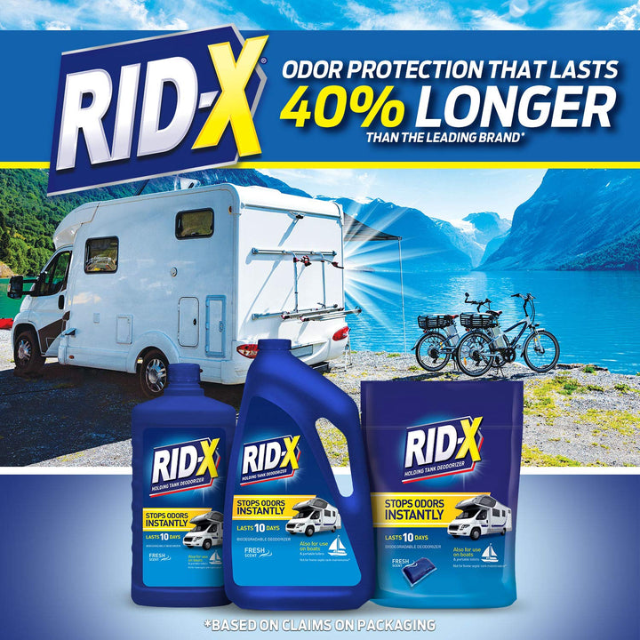 Rid-x Holding Tank Deodorizer Pacs, Septic Tank Treatme