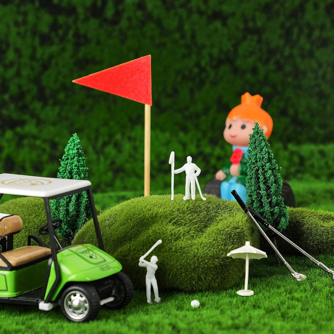 Moxweyeni 21 Pieces Golf Cake Toppers Golf Cake Decorat