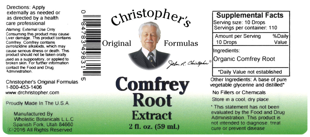 Dr. Christophers Formulas Comfrey Root Extract