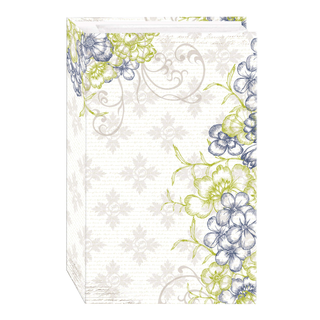 3-Ring Photo Album 504 Pockets Hold 4x6 Photos, Cobalt Breeze Design