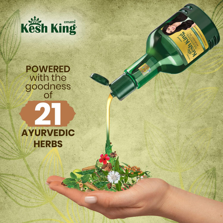Kesh King Ayurvedic Anti Hairfall Hair Oil|Hair Growth 