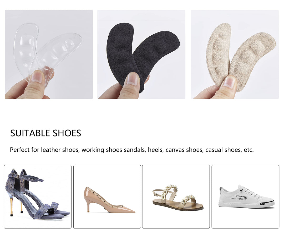 GQTJP Metatarsal Pads, Ball of Foot Cushions for Heels,