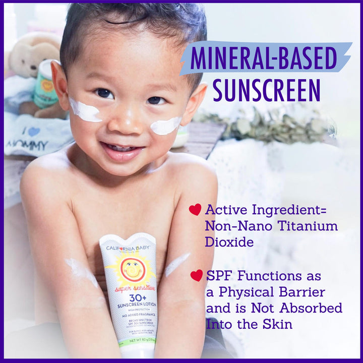 Super Sensitive Sunscreen Lotion - SPF 30+ - Fragrance Free - 1.3 oz