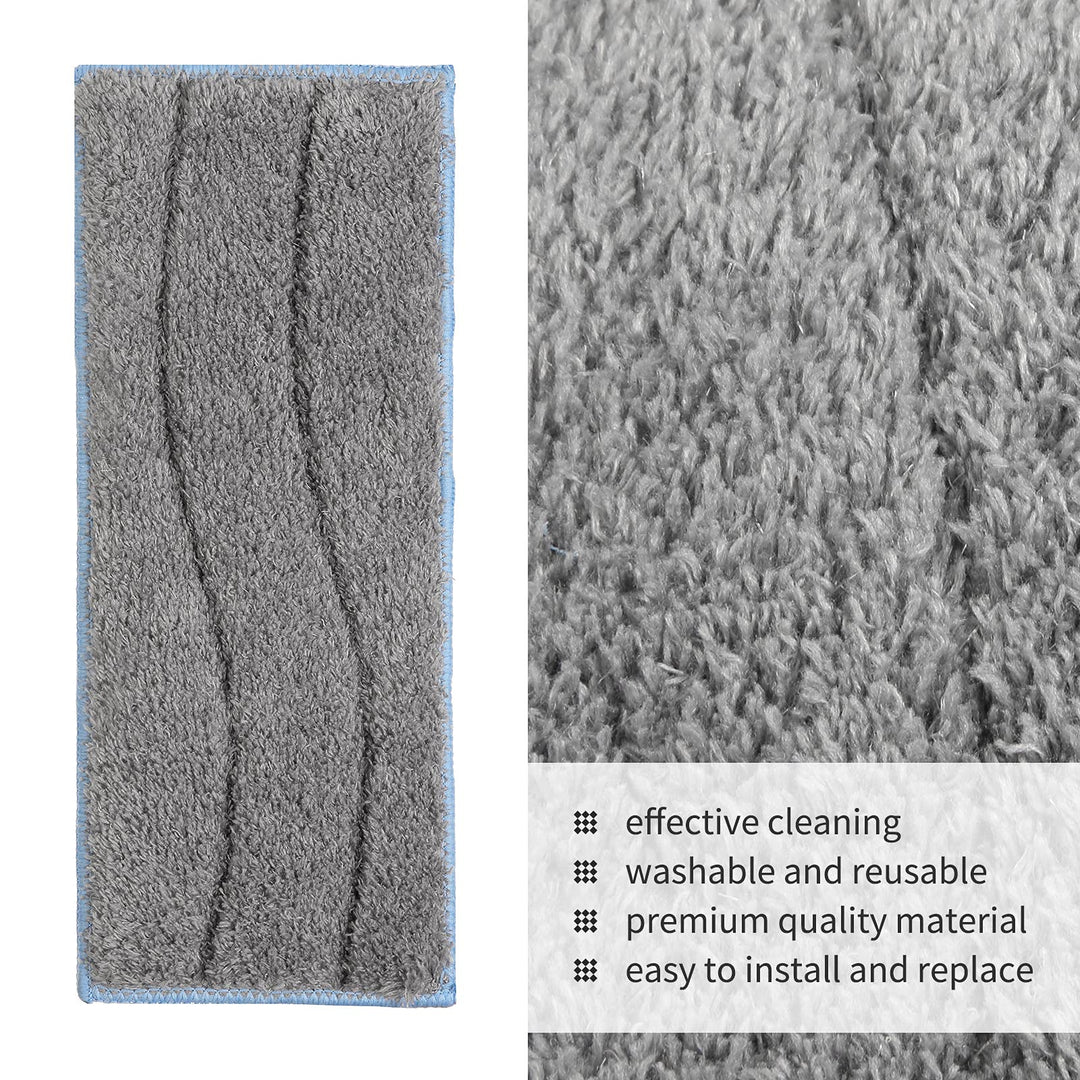 5 Pack Washable and Reusable Wet Mopping Pads Compatible with iRobot Braava Jet m Series M6 (6110) (6112) Authentic Replacement Parts