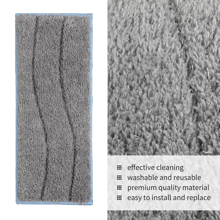 5 Pack Washable and Reusable Wet Mopping Pads Compatible with iRobot Braava Jet m Series M6 (6110) (6112) Authentic Replacement Parts