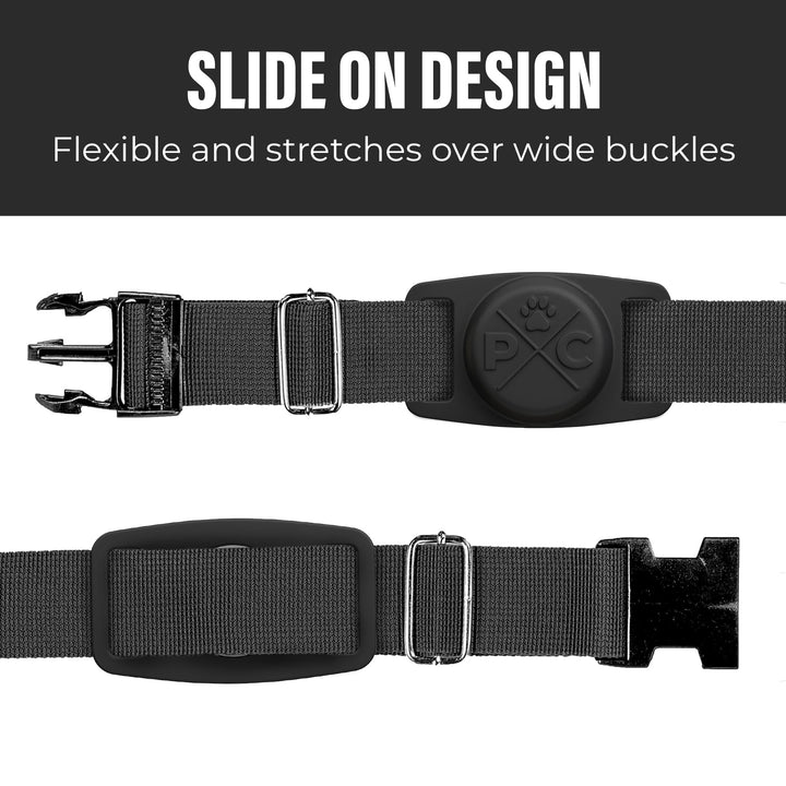 AirTag Dog Collar | Durable &amp; Protective Dog AirTag Holder - Track Your Pet Using Apple AirTag Technology - Dog Collar AirTag Holder -for Dogs and Cats