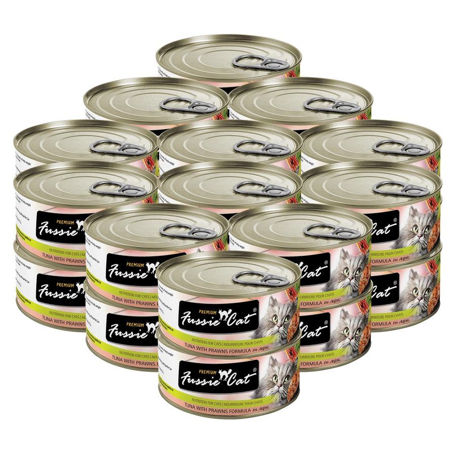 Premium Tuna & Prawns in Aspic Grain-Free Wet Cat Food 2.82oz, case of 24