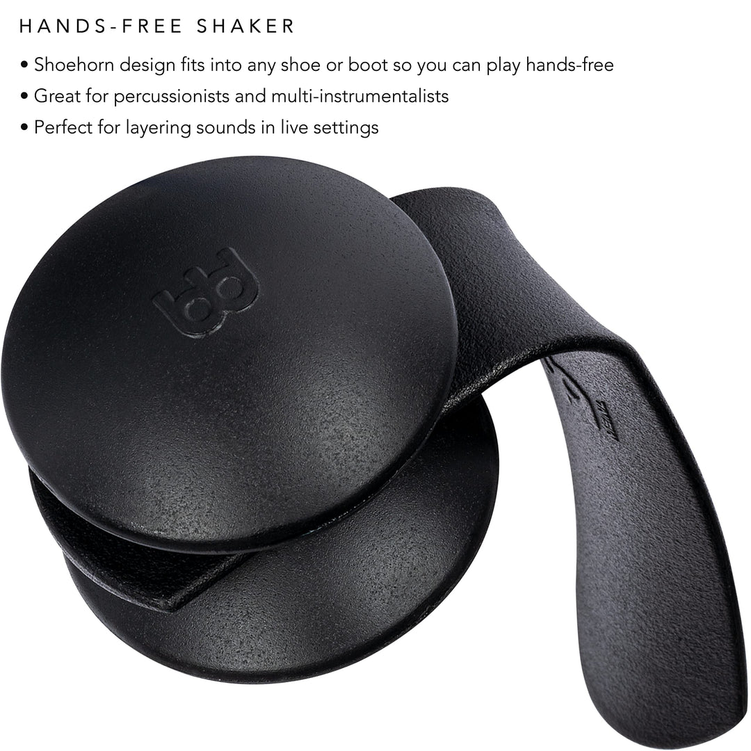 Heel Shaker with Shoehorn Design-NOT Made in China-for Cajon, Guitarists, and Singer/Songwriters, 2-Year Warranty, (HSH)