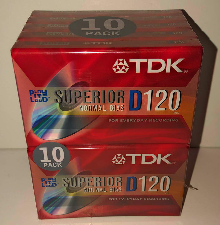 D120 Dynamic Audio Cassette Tapes - 10 Pack