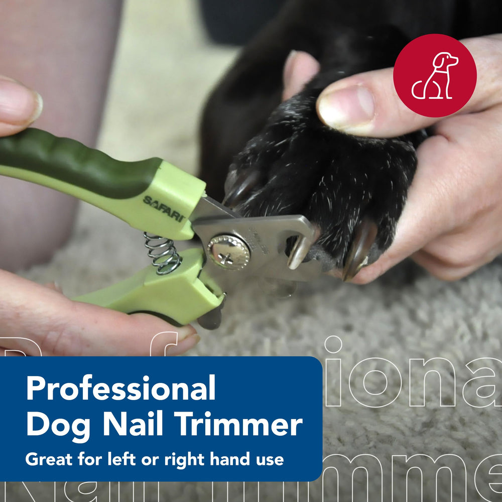 Pet Safari Professional Dog Nail Trimmer - Nail Clippers & Supplies for Grooming - Dog Claw Care for Small & Large Pets - Large, 6.6 x 2