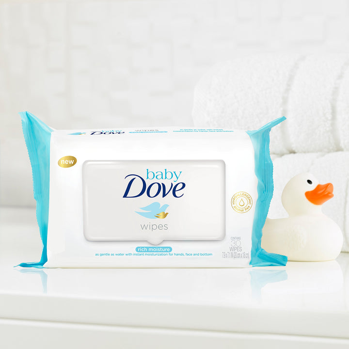 Rich Moisture Hand and Face Wipes -30 Ct