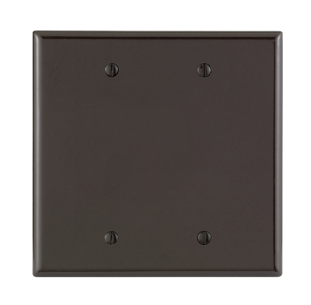 80525 2-Gang No Device Blank Wallplate, Midway Size,