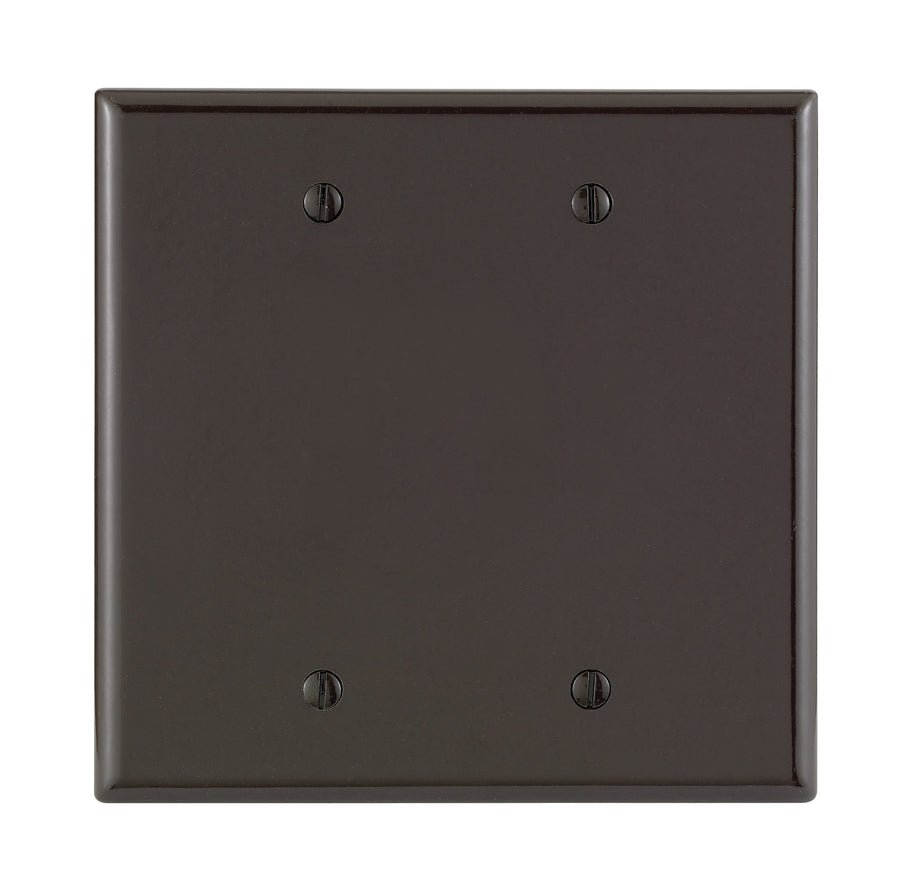80525 2-Gang No Device Blank Wallplate, Midway Size,
