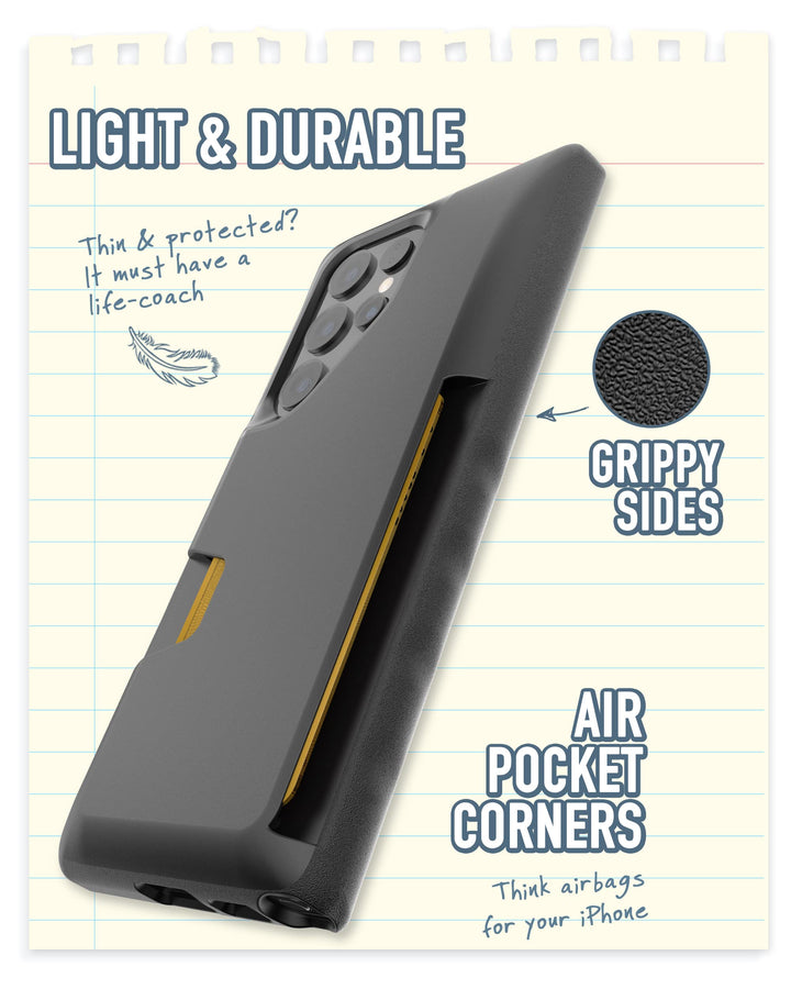 Smartish Galaxy S22 Ultra Wallet Case - Wallet Slayer V