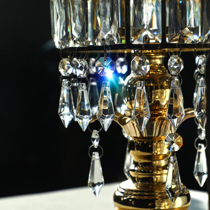HDCRYSTALGIFTS Clear Chandelier Icicle Crystal Prisms O