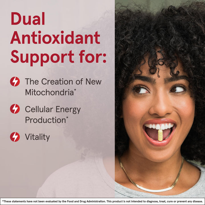 ® QH-Absorb® + PQQ, Dietary Supplement, Antioxidant Support for Mitochondrial Biogenesis, Cellular Energy Production and Cardiovascular Health, 30 Softgels, 30 Day Supply