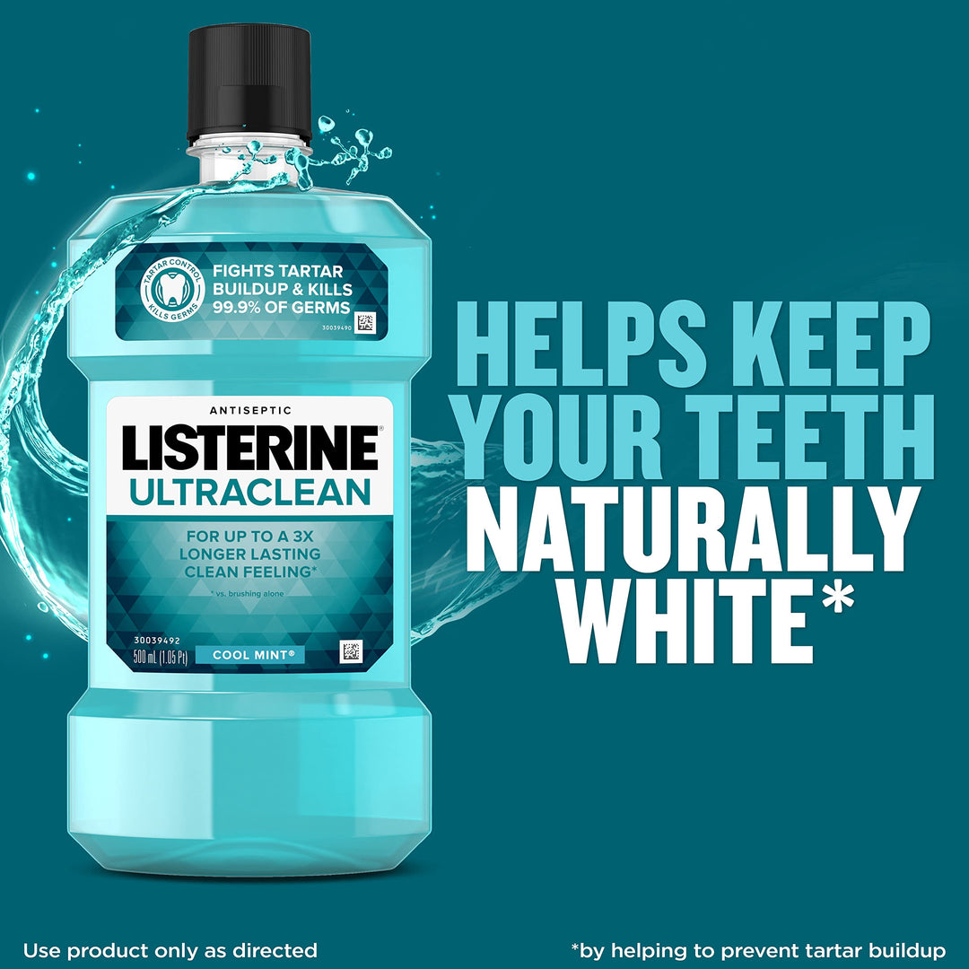 Listerine Ultraclean Cool Mint Antiseptic Mouthwash, Or
