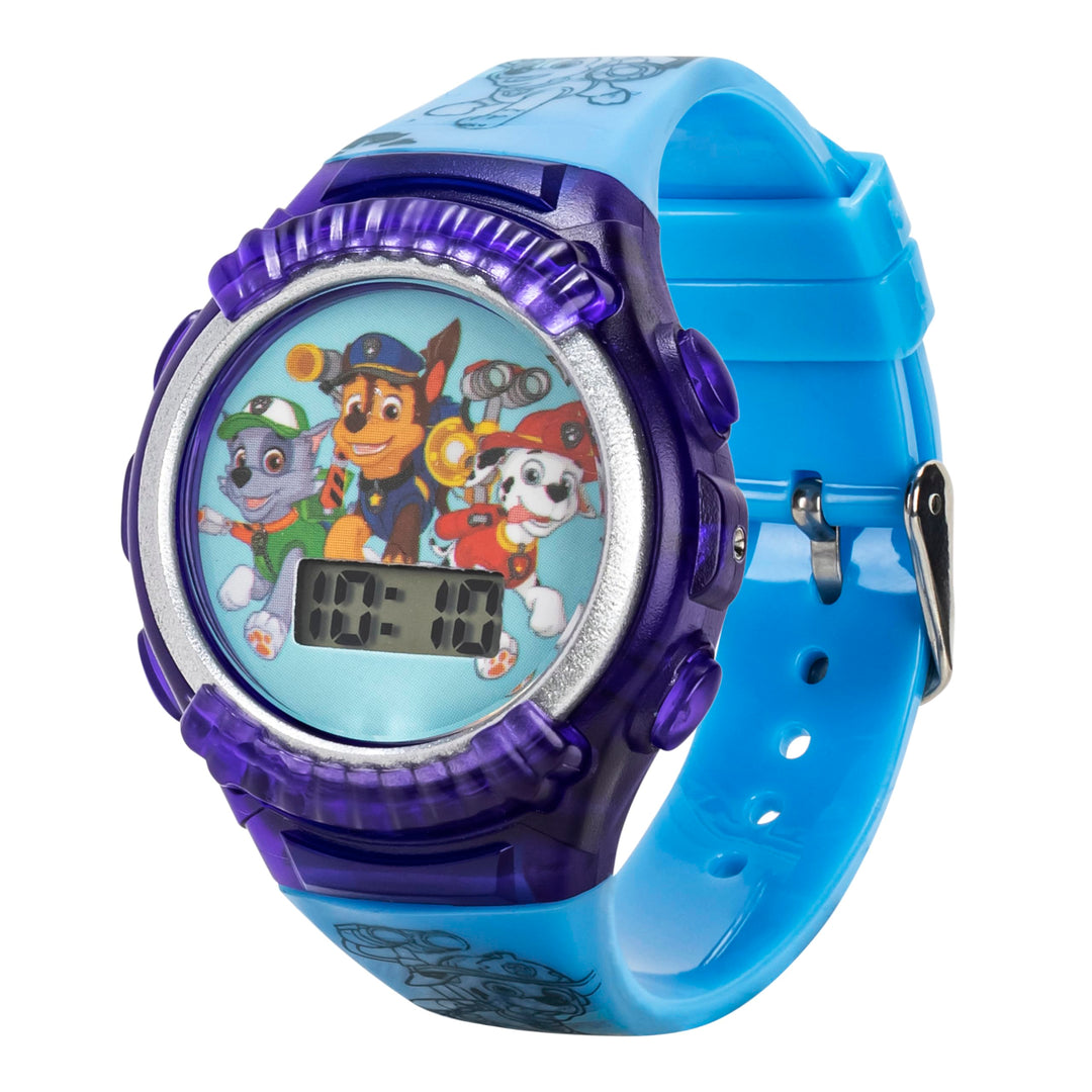 Nickelodeon Kids&#39; PAW4039 Paw Patrol Digital Display Quartz Blue Watch