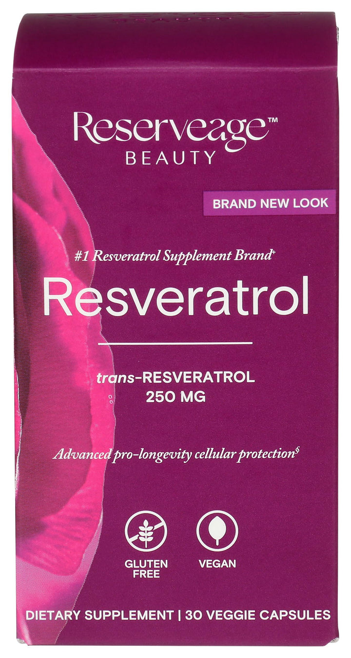 Reserveage Organics The World&#39;s Finest Resveratrol 250 Mg, 30 Caps