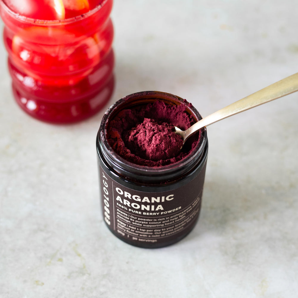 Erbology Organic Aronia Berry Powder 3.2 oz - 30 Servin