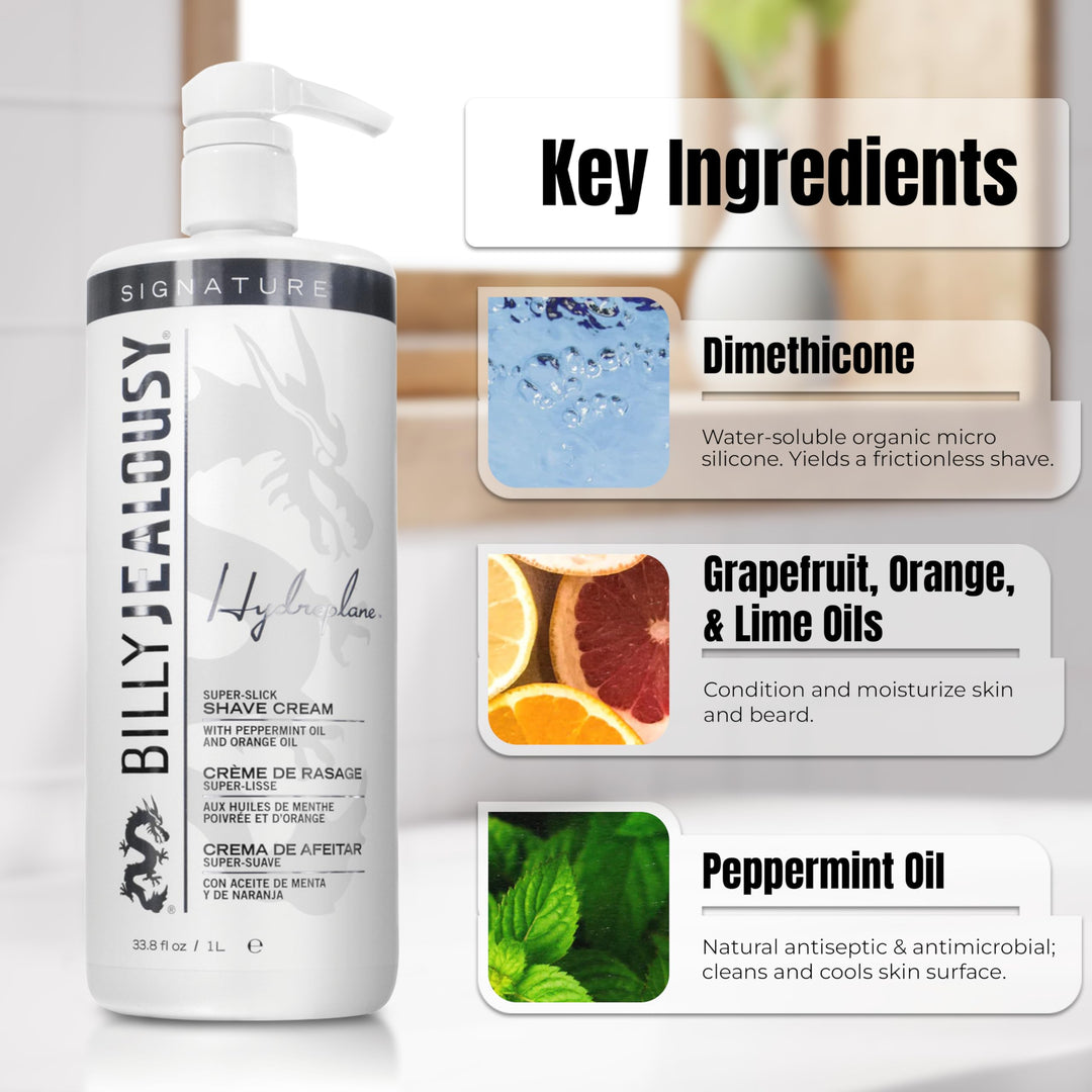 Hydroplane Super Slick Shave Cream (Salon Size) 1000ml/33.8oz