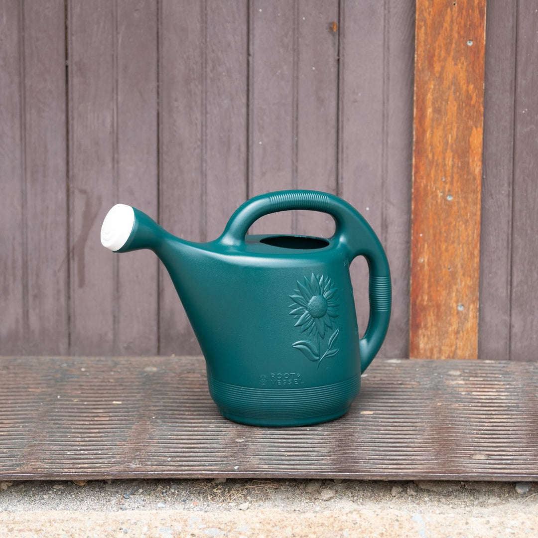 Root &amp; Vessel 30301 Watering Can, 2-Gallon, Hunter Green