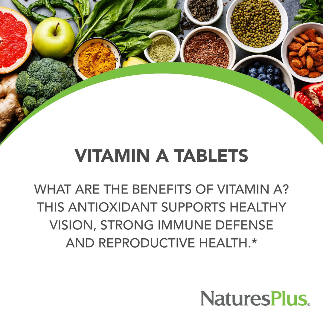 NaturesPlus Vitamin A (Palmitate) - 10,000 iu - Healthy