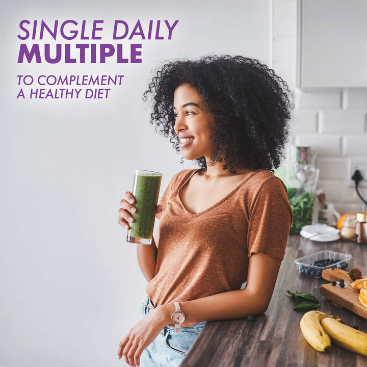 Bluebonnet Nutrition Multi One (Iron Free) Vegetable Capsules, Complete Full Spectrum Multiple, B Vitamins, General Health, Gluten &amp; Milk Free, Kosher, 3 Month Supply, White, 90 Count