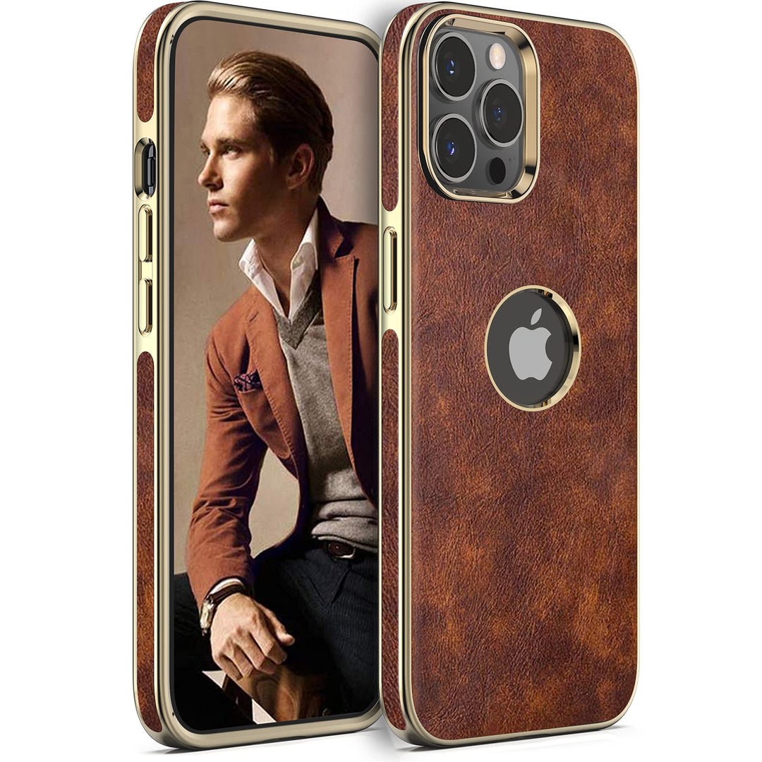 LOHASIC for iPhone 13 Pro Max Case, Vintage Leather Thi
