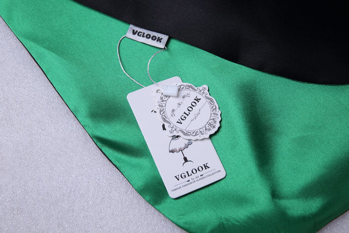 Unisex Christmas Halloween Witch Party Reversible Hooded Adult Vampires Cape Cloak (black/green)