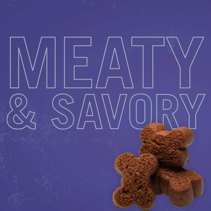 Soft Baked Grain Free Meaty Woofers, Chicken and Apple Flavor, Premium Treats for Dogs, Brown, 1.62 Pound (Pack of 1)