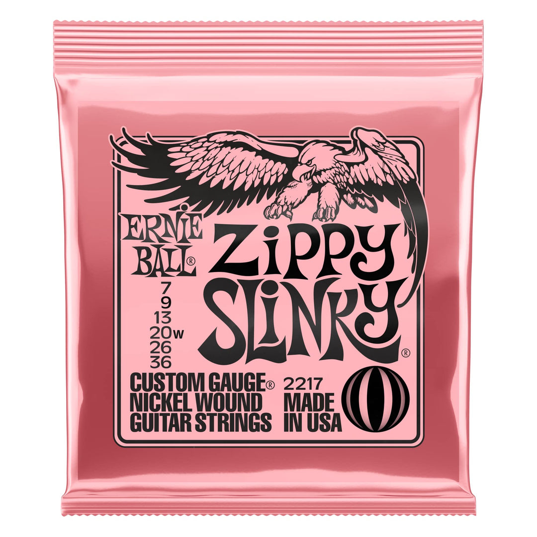 Zippy Slinky Nickel Wound Electric Guitar Strings - 7-36 Gauge