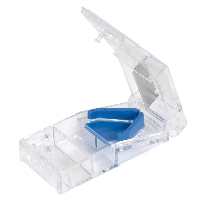 EZY Dose Adult-Lock Safety Tablet Cutter, Crystal Clear