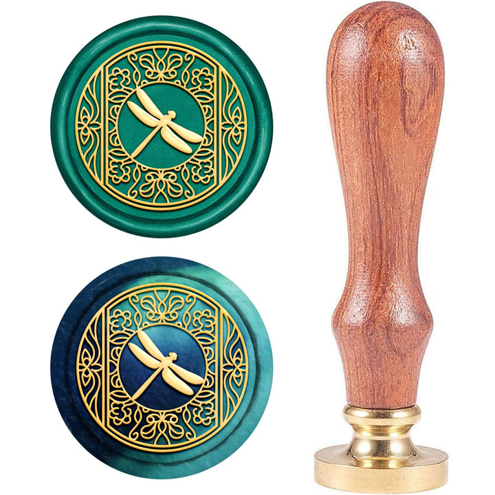CRASPIRE Dragonfly Wax Seal Stamp Sealing Wax Stamps Dr