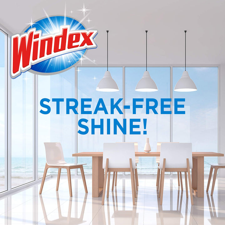 Windex Wipes Glass Cleaning Ammonia Free, Pre-Moistened